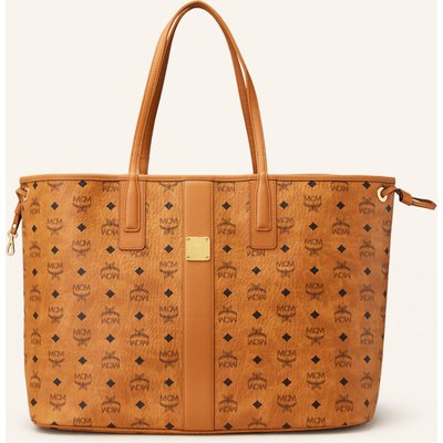 Mcm Shopper Liz Vi Um Wenden Mit Pouch braun
