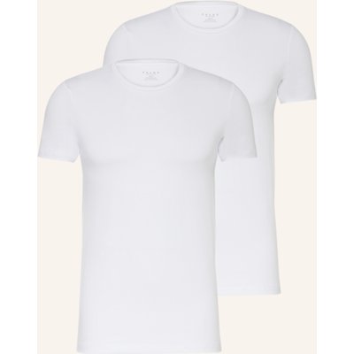 Falke 2er-Pack T-Shirts Daily Comfort weiss
