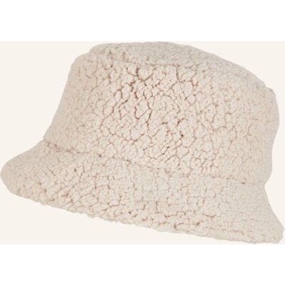 Capo Bucket-Hat Aus Teddyfell beige