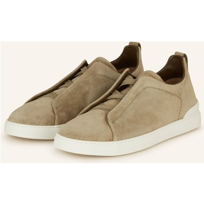 Zegna Slip-On-Sneaker Triple Stitch™ gruen