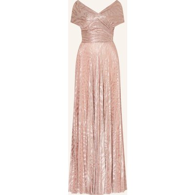 Talbot Runhof Abendkleid Mit Plissees rosa