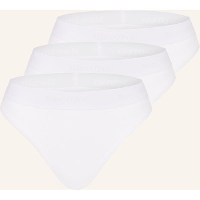 Marc O'polo 3er-Pack Slips weiss