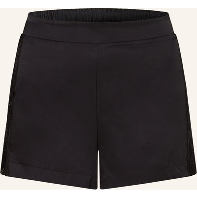 Aubade Schlafshorts Midnight Whisper Aus Seide schwarz