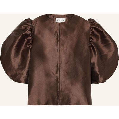 Malina Blusenshirt Cleo braun