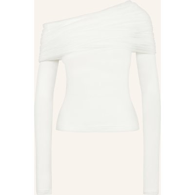 Christopher Esber One-Shoulder-Shirt Sonora weiss