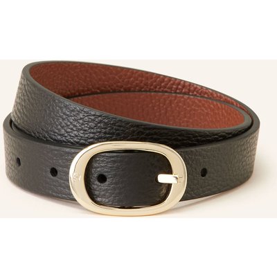 Aigner Ledergürtel Casual Zum Wenden braun