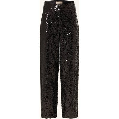 Rouge Vila Hose Mit Pailletten schwarz