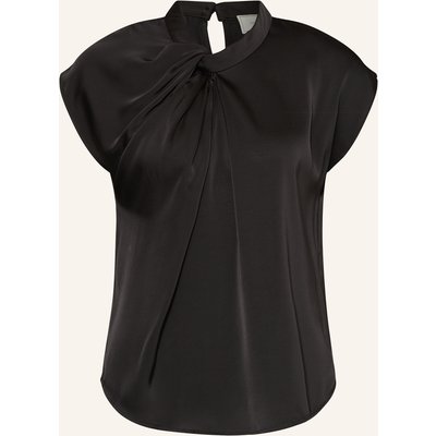 Neo Noir Blusenshirt Fleur Aus Satin schwarz