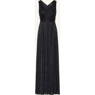 Vera Mont Abendkleid Mit Glitzergarn blau