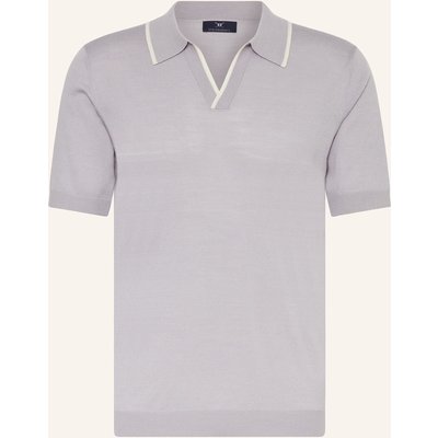 Strokesman's Strick-Poloshirt grau