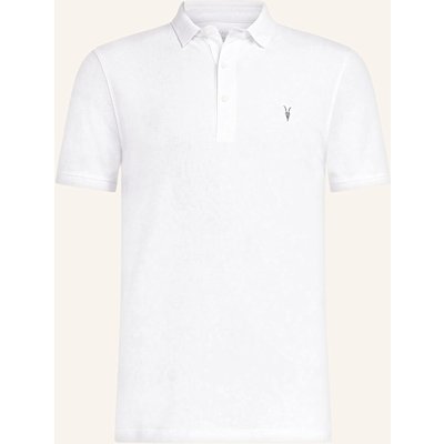 Allsaints Piqué-Poloshirt Reform Slim Fit weiss