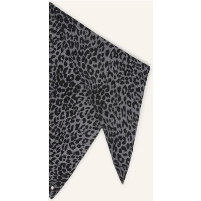 Friendly Hunting Dreieckstuch Cheetah Aus Cashmere grau