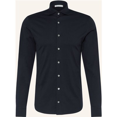 Stefan Brandt Jerseyhemd Otis Slim Fit blau