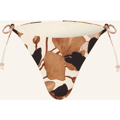Seafolly Triangel-Bikini-Hose Secret Garden schwarz
