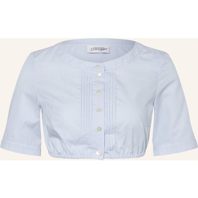 Grasegger Dirndlbluse Elke blau