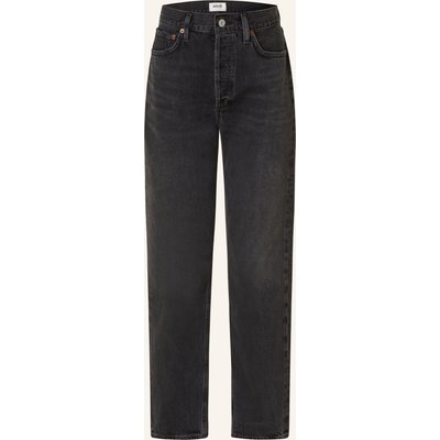 Agolde Straight Jeans 90's Pinch Waist schwarz