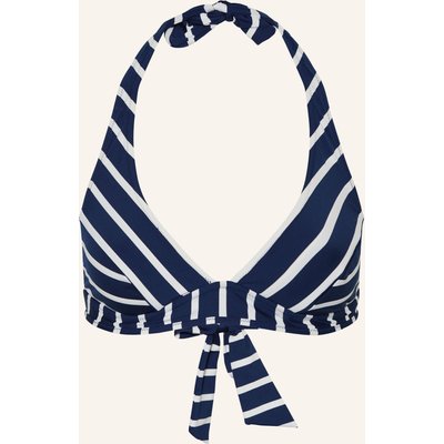 Lidea Neckholder-Bikini-Top Bay Games Zum Wenden blau