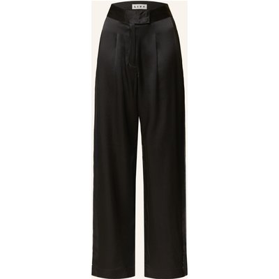Livy Lounge-Hose Collins Aus Seide schwarz