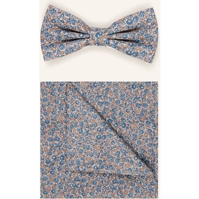 Paul Set: Fliege Und Einstecktuch blau