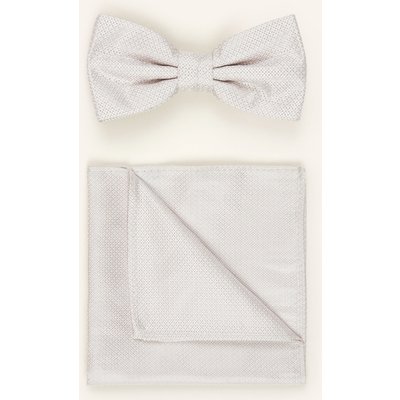 Paul Set: Fliege Und Einstecktuch beige