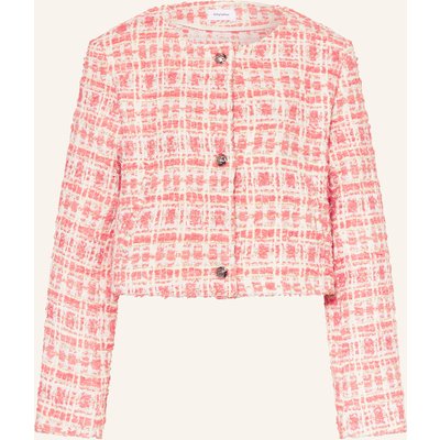 Darling Harbour Bouclé-Jacke pink