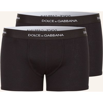 Dolce & Gabbana 2er-Pack Boxershorts schwarz
