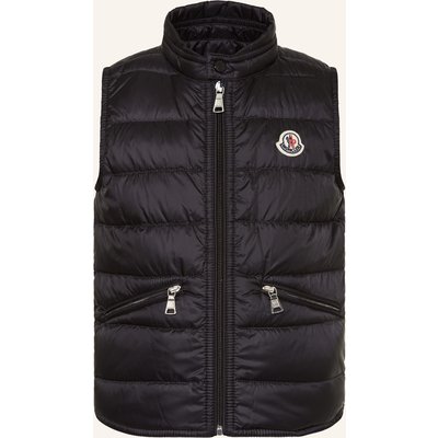 Moncler Enfant Daunenweste Gui schwarz