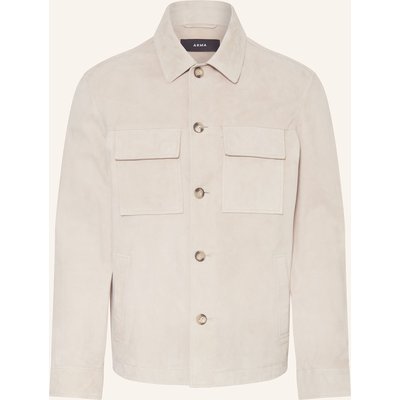 Arma Leder-Overjacket Mex beige