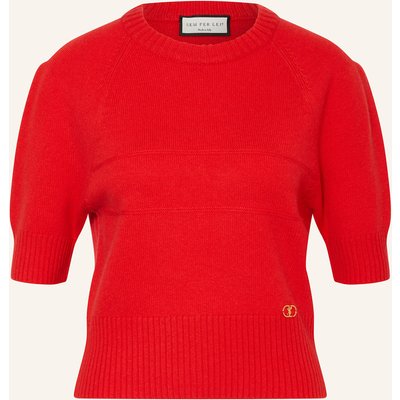 Sem Per Lei Strickshirt Mit Cashmere rot
