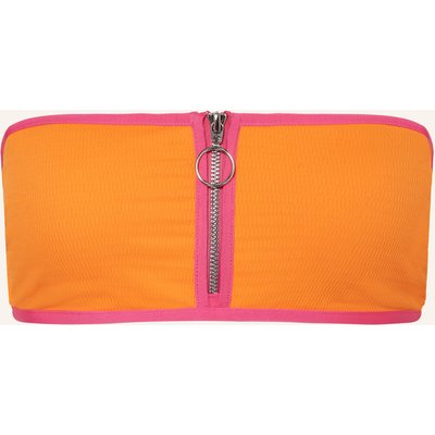 Seafolly Bandeau-Bikini-Top Beach Bound orange
