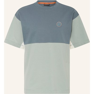 Napapijri T-Shirt Anghiari Aus Piqué gruen