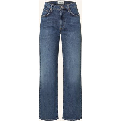 Agolde Straight Jeans Harper blau
