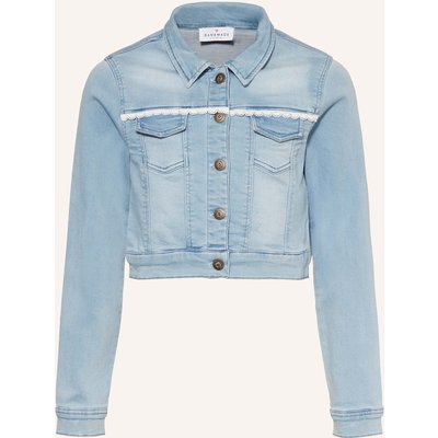 Danamade Jeansjacke Mit Spitze Und Pailletten blau