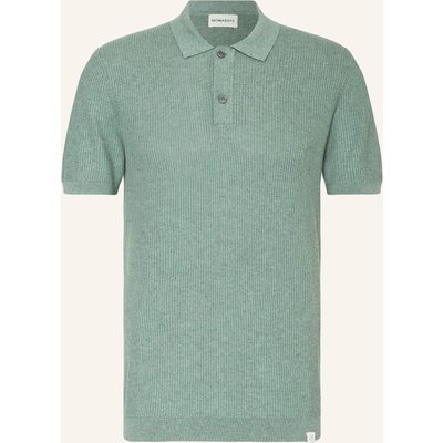 Nowadays Strick-Poloshirt gruen