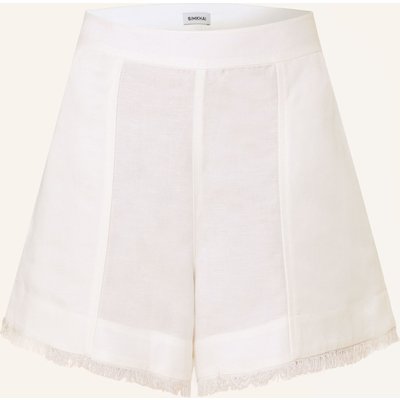 Simkhai Shorts Dax Mit Leinen weiss
