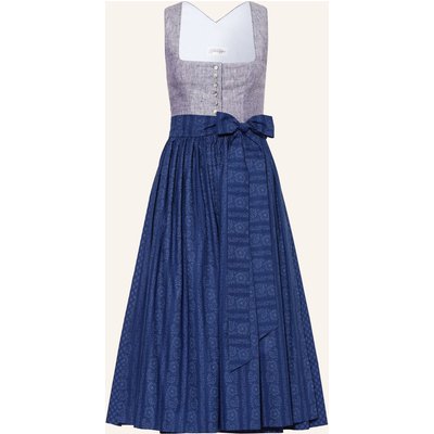 Grasegger Dirndl Brianna Mit Leinen blau