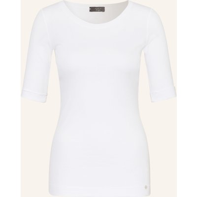 Marc Cain Feinripp-Shirt weiss