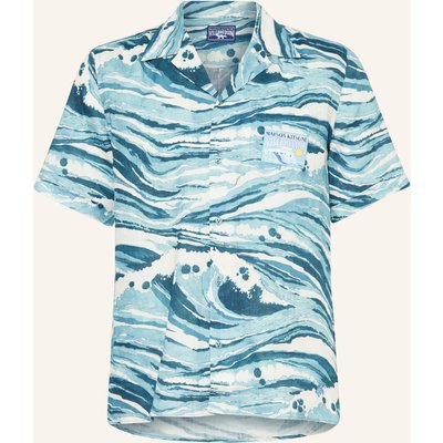 Vilebrequin Resorthemd Charli Regular Fit Aus Leinen blau