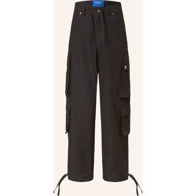 Pequs Cargohose Regular Fit schwarz