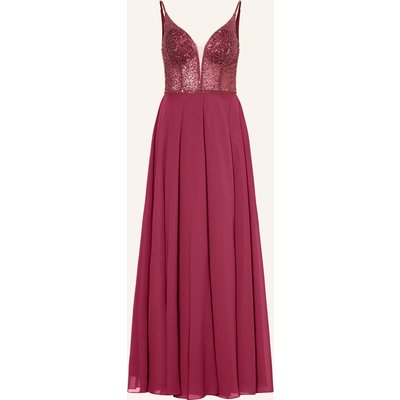 Hey Kyla Abendkleid Mit Pailetten Und Schmucksteinen rot