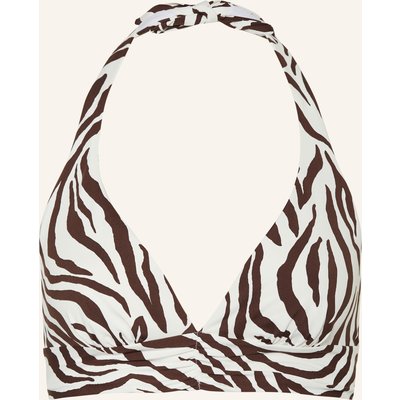 Max Mara Beachwear Neckholder-Bikini-Top Alberta braun