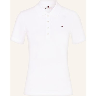 Tommy Hilfiger Piqué-Poloshirt weiss