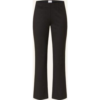 Seductive Jerseyhose Cindy Mit Schmucksteinen schwarz