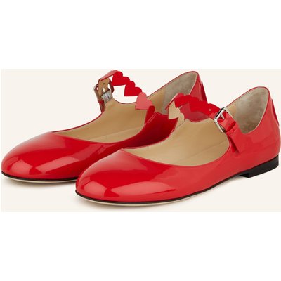 Mach & Mach Mary-Jane-Ballerinas rot