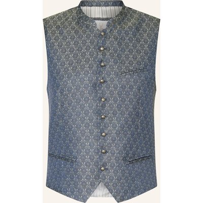 Johann & Johanna Trachtenweste Slim Fit blau