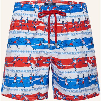 Vilebrequin Badeshorts Olympics 2024 weiss