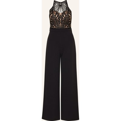 Lipsy Jumpsuit Mit Spitze schwarz
