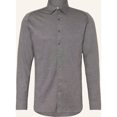 Desoto Jerseyhemd Slim Fit grau