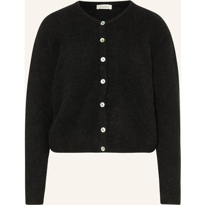 American Vintage Strickjacke Mit Alpaka schwarz