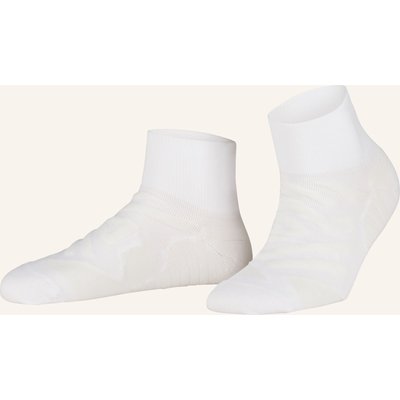 On Laufsocken Performance Mid weiss